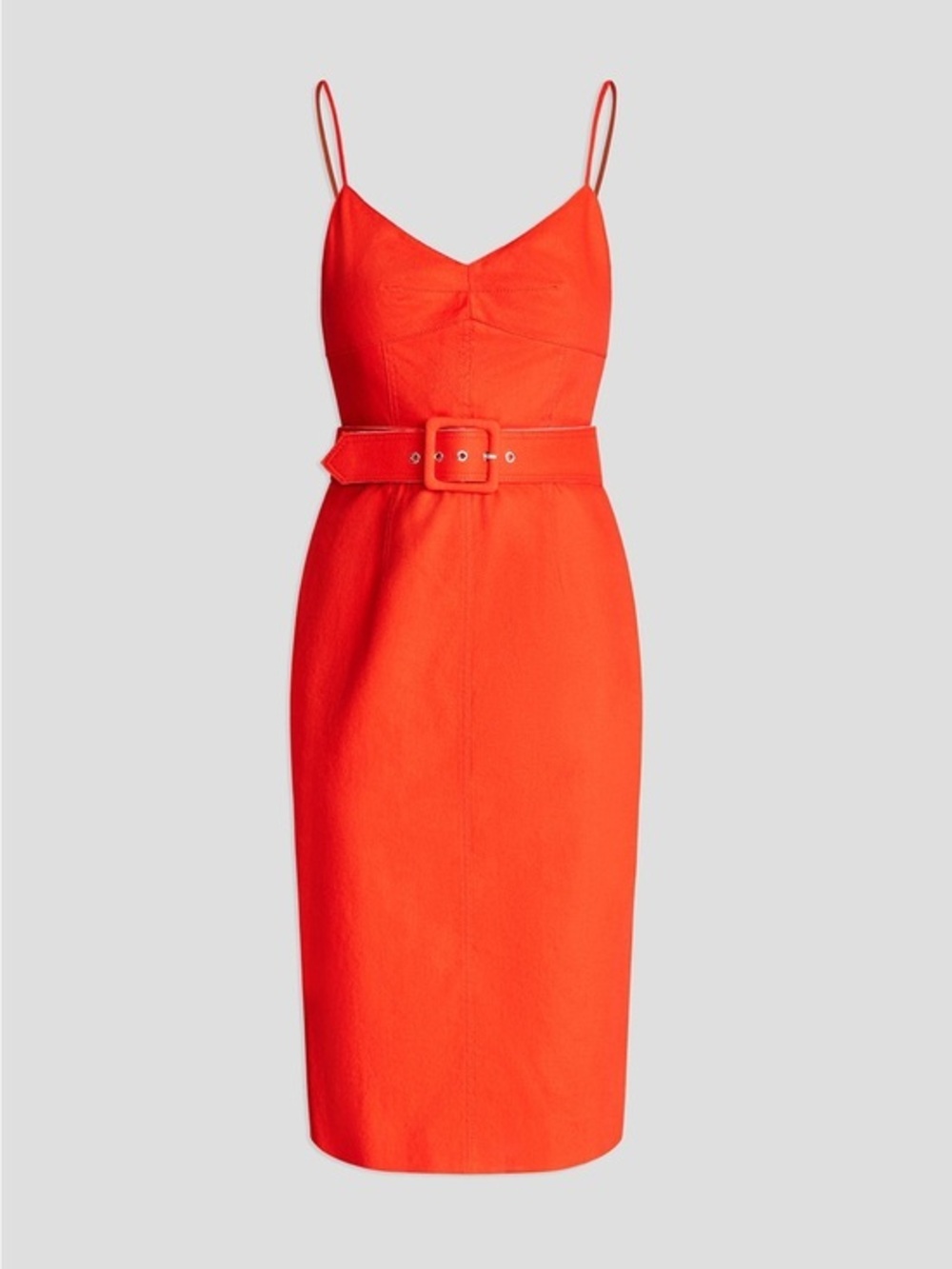 Halston Aryelle Dress In Linen Suiting Size 8 NWT